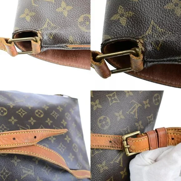 LOUIS VUITTON Musette Shoulder Bag Monogram Leather Brown France M51256 31SJ562